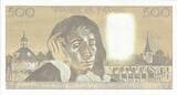 France 1990 500 Francs - Pascal - 05-07-1990 - Serial E.313 UNC