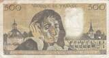 France 1978 500 francs - Pascal - 05-10-1978 - Serial Z.92 FF+