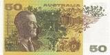 Australia  50 Dollars - Howard W. Florey - Ian Clunies-Ross - 1985 - Serial YRB XF+