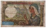 France 1941 50 Francs Jacques Coeur - 11-09-1941 - Serial A.116 FF