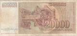 Yugoslavia  20000 dinara - Miner - Armoireries - 1987 FF