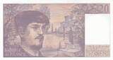 France  20 Francs - Debussy - 1989 - Serial U.025 AU