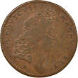 France 1 token XVIIe Siècle Royal Galleys, Louis XIV - Copper Token, French Victory at Cartagena TB+/TTB