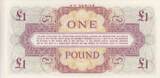 United Kingdom 1 pounds 1 Pound - British Armed Forces - 1962 - Serial K UNC ( non circulé)