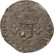 France 2 sol HENRY III - DOUBLE SOL PARISIS, 2nd TYPE 1582 P DIJON FF+