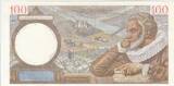 France 1942 100 Francs - Sully - 23-04-1942 - Serial H.30380 UNC
