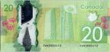 Canada  20 Dollars Elizabeth II - Monument - Polymer 2012 (2014) UNC