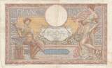 France 1928 100 Francs LOM - large cartridges - 05-12-1928 - Serial T.23208 VF