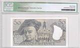 France  50 Francs - Quentin de la Tour - 1992 - Serial N.71- ICG 63UNC UNC
