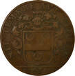 France 1 token Mayors of Nantes, Mathurin Giraud - Copper Token -1665 FF