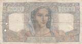 France 1945 1000 Francs Minerva and Hercules - 28-06-1945 - Serial Y.72 FF