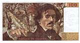 France  100 Francs Delacroix - 1991 - Serial B.170 - large watermark - Fay.69bis.03a1a VF