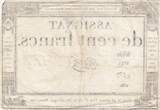 France  100 Francs - 18 Nivose An III - (07.01.1795) - Sign. Massé - Serial 1733 VF