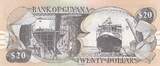 Guyana 2018 20 dollars - Kaieteur falls - Ship building - Serial C.96 - 2018 - P.30G UNC