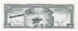 China  20 Cents - Tchang Kai-chek - Boat - Specimen - 1946 - P.395A AU