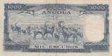 Angola 1970 1000 Escudos - A. Tomas - dam - 10-06-1970 - Serial 63aA VF