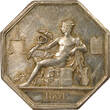 France Après 1880 Government Expert Commissioners – Silver Token - 1831, Horn Punchmark After 1880 VF+