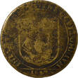 France 1 token Mayors of Nantes, Jacques de Bourgues - Brass Token -1647 AB+