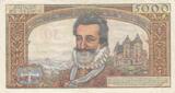 France 50 nf sur 5000 francs 1959 50 NF on 5000 Francs - Henri IV - 05-03-1959 - Serial T.98 VF