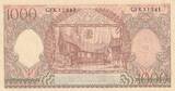 Indonesia  1000 Rupiah - Silversmith from Gadang/Minangkabau - 1958 UNC