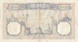 France 1936 1000 Francs Ceres and Mercury - 19-11-1936 - Serial M.2671 FF