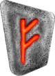 Germany mark Rune Fehu - 1 SILVER ONCE 2023 BU