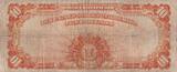USA  10 Dollars Michael Hillegas - Yellow seal 1922 - Serial H96471351 FF