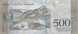 Venezuela 2017 500 Bolivares - Francisco de Miranda - Dolphins - 23-03-2017 - Letter Q UNC
