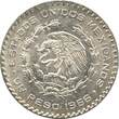Mexico  1 Peso J.M. Morelos - National arms 1966 UNC