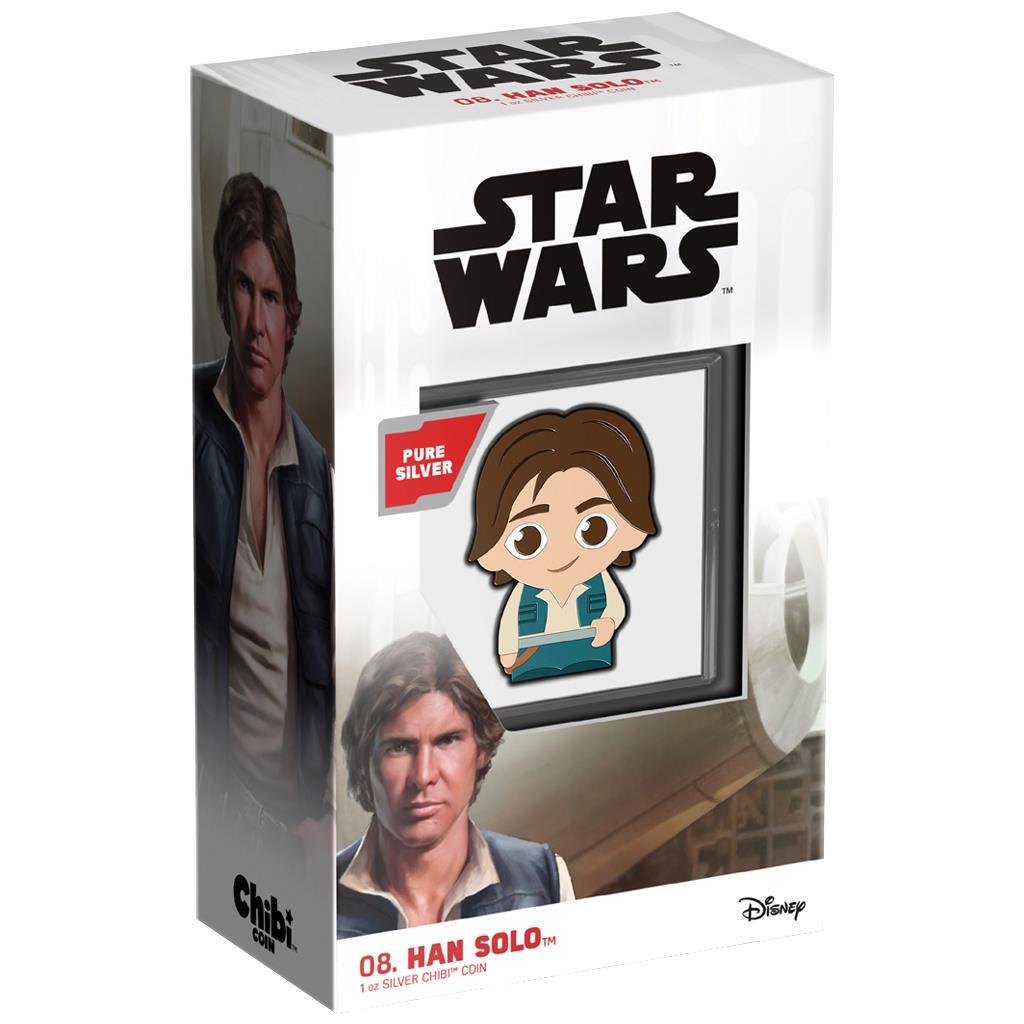 Niue island dollars Han Solo STAR WARS Chibi Ounce Silver