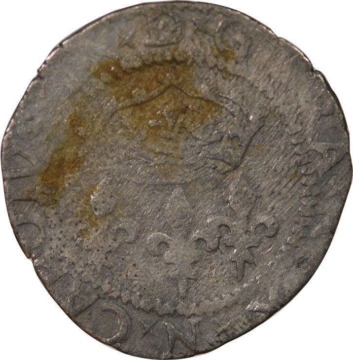 France 2 sol 1571-1576 CHARLES IX - DOUBLE SOL PARISIS - N MONTPELLIER ...