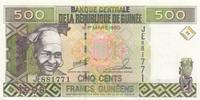 Guinea 500 francs 500 Francs Woman - Minehead - Serial - 1998 -