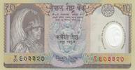 Nepal 10 rupees 10 Rupees, King Gyanendra Bir Bikram - Accession of the trone birthday's - 2002 - P.45 -