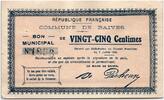France 25 centimes 25 Centimes Baives City - 1915 -
