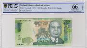 Malawi 1000 kwacha 1000 Kwacha, Hastings Kamuzu Banda - 2016 - PCGS 66 OPQ -