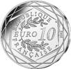 French Mint 10 euros Slytherin - 10 Euros Colourised Silver FRANCE 2022 (MDP) - Harry Potter - Halloween -