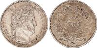 France 1/4 franc 25 Centimes Louis Philippe I - 1845 B Rouen - Silver -