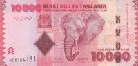 Tanzania 10000 schillingi 10000 Schillingi Elephant - Bank - 2020 -