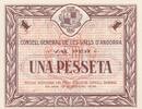 Andorra 1 peseta 1 Pesseta - 1936