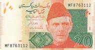 Pakistan 20 rupees 20 Rupees - M. Ali Jinnah - 2022 - Serial MF -