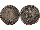 France franc HENRI III - FRANC WITH FLAT COLLAR 1582 L BAYONNE -