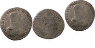 France 1/2 teston HENRY II - 1/2 TESTON WITH NAKED HEAD, 1st TYPE 1556 L BAYONNE -