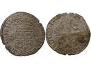 France douzain HENRY III - DOUZAIN OF THE DAUPHINE WITH TWO CROWNED H 1576 -