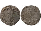 France douzain HENRY III - DOUZAIN WITH TWO H, 1st TYPE - 1576 B ROUEN -