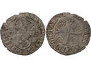 France douzain HENRY III - DOUZAIN WITH TWO H, 1st TYPE - 1576 D LYON -