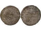 France douzain HENRY III - DOUZAIN WITH TWO H, 1st TYPE - 1577 D LYON -