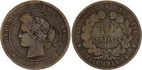 France 10 centimes 10 Centimes Cérès - Third Républic - 1872 K Bordeaux -