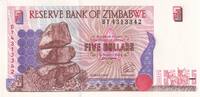Zimbabwe 5 dollars 5 Dollars - Chiremba - 1997 -