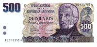 Argentina 500 pesos 50 Pesos - J. San Martin - 22 May 1810 - Letter A - UNC -