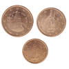 San Marino Lot 1, 2 and 5 euro cents 2006 -